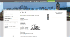 Desktop Screenshot of cpas.seneffe.be